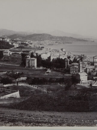 -GENUA - GENOVA - Pegli. Panorama. - Ansicht des Stadtteils Pegli an der Küste in Genua