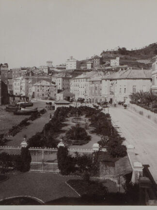 -GENUA - GENOVA - Pegli. La Spiaggia. - Ansicht der Strandpromenade im Stadtteil Pegli.