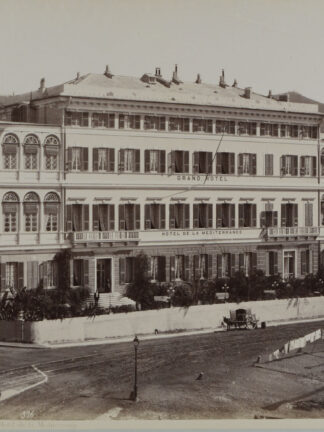 -GENUA - GENOVA - Pegli. Grand Hotel de la Mediterranée. Ansicht dedes Grand Hotels im Stadtteil Pegli.