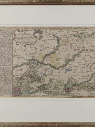 -Plan der Bataille welche am 13ten Apr. 1759 2 Stunden von Franckfurth