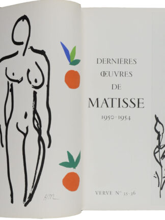 -Dernières oeuvres de Matisse 1950-1954.
