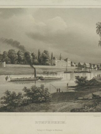 -OFFENBACH/Main. - RUMPENHEIM. Gesamtansicht über den Main.