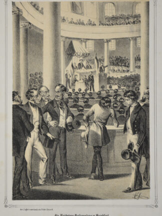 -Die Reichstags-Versammlung zu Frankfurt.