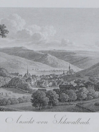 -Ansicht von BAD SCHWALBACH. Gesamtansicht.