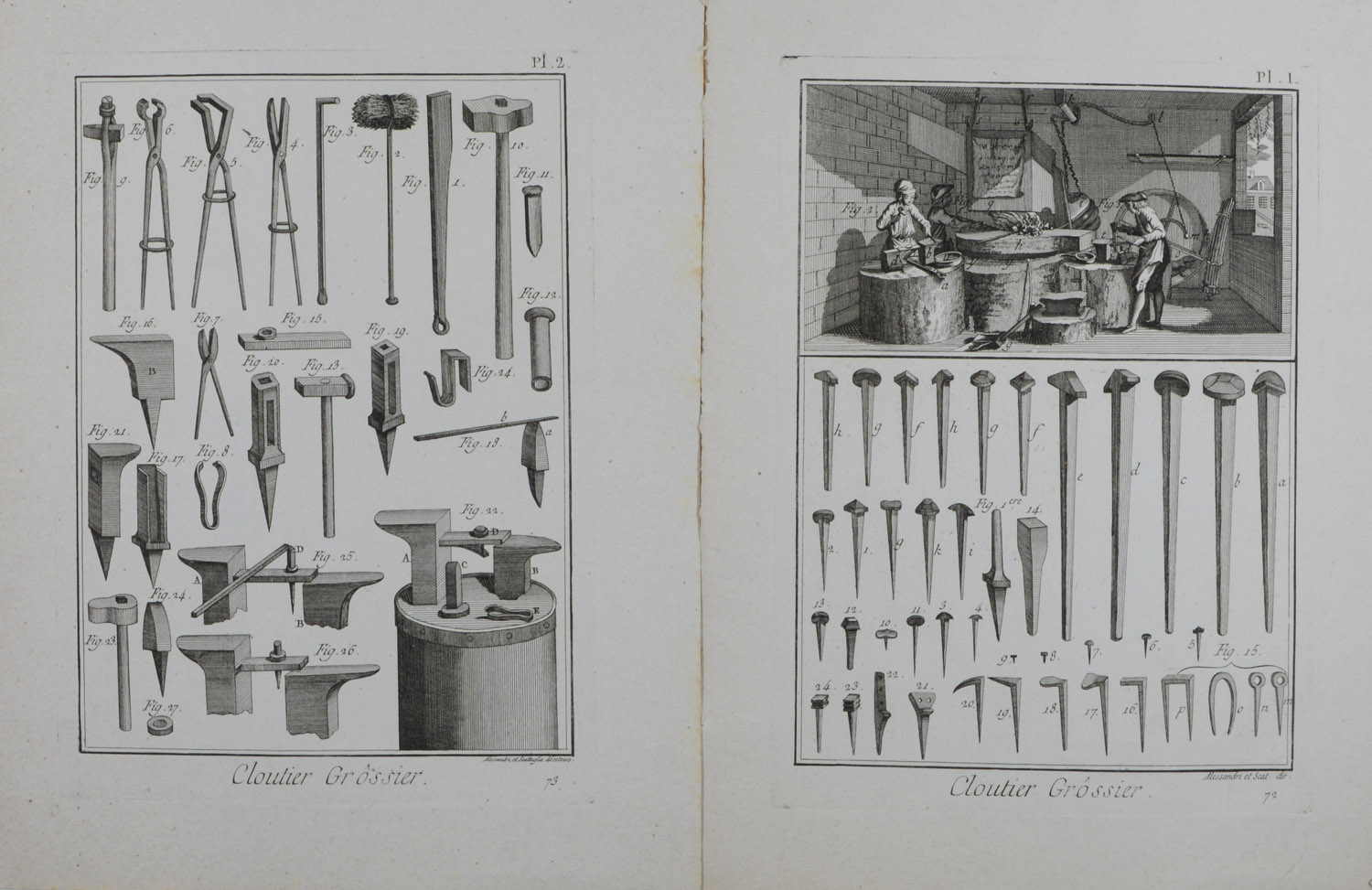 -NAGELSCHMIED - (Cloutier grossier).