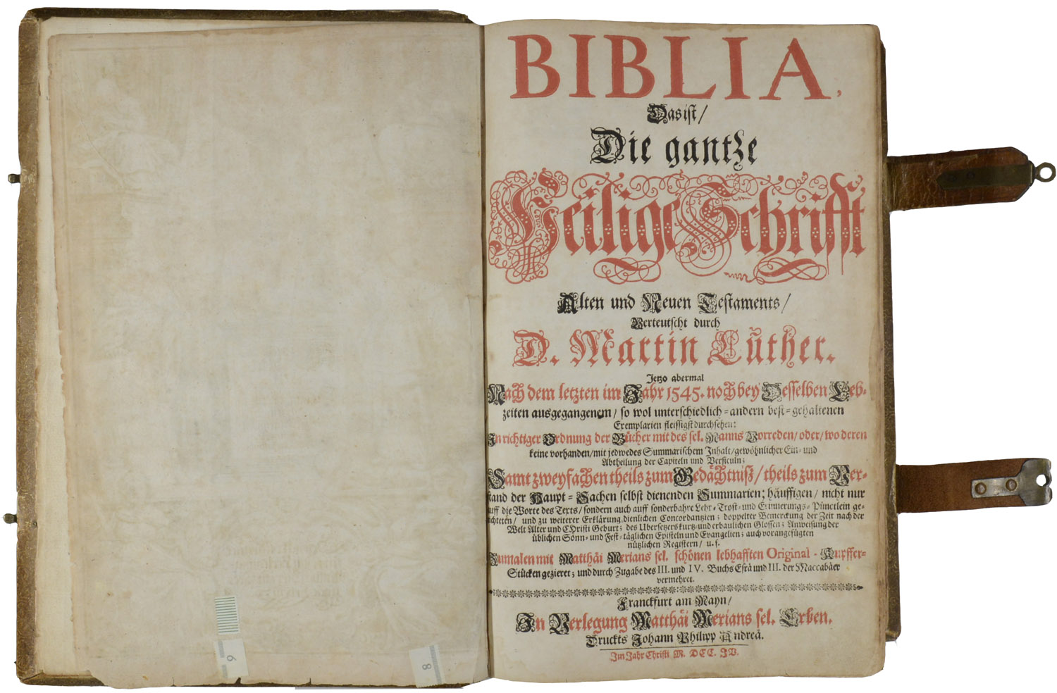 Die gantze Heilige Schrifft Alten und Neuen Testaments