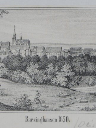 -BARSINGHAUSEN/Deister. Gesamtansicht.