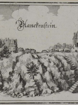 -BLANKENSTEIN/Harz. Ansicht mit Schloß.