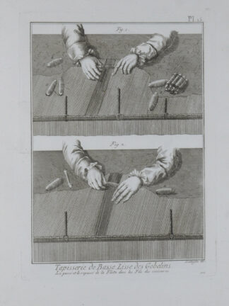-GOBELINS - WANDTEPPICHE / Tiefschäftige Gobelins (Tapisserie de Basse Lisse des Gobelins).