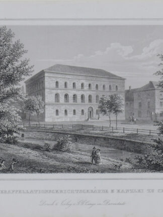 -CELLE. Das Oberkappellationsgerichtsgebäude & Kanzlei.