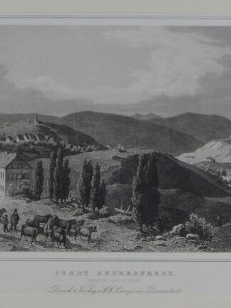 -ANDREASBERG/Harz. Gesamtansicht von Andreasberg bei Goslar mit den Gruben.