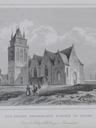 -EMDEN. Die grosse reformierte Kirche.