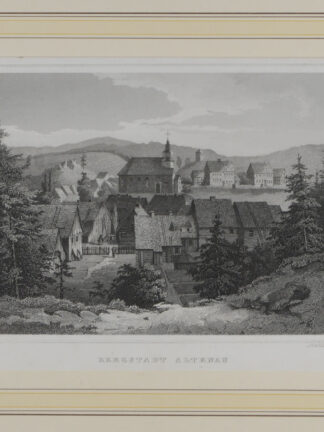 -ALTENAU/Harz. Gesamtansicht der Bergstadt Altenau.