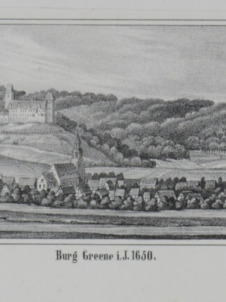 -GREENE/Nieders. Gesamtansicht mit der Burg.