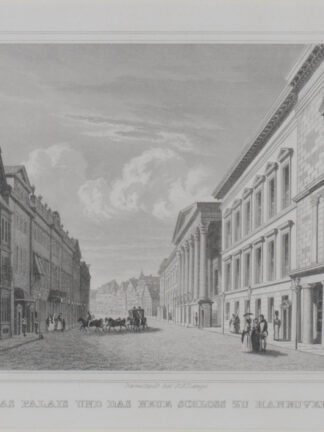 -HANNOVER. Das Palais und das neue Schloss zu Hannover.