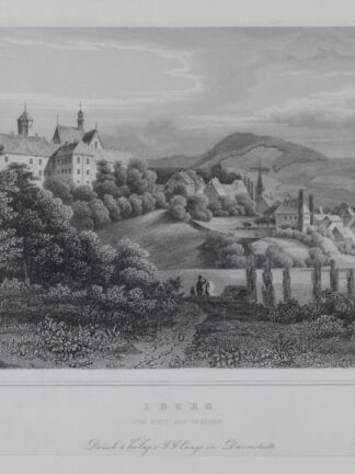 -BAD IBURG. Gesamtansicht vom Rott aus gesehen.