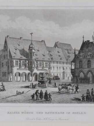 -GOSLAR. Kaiser Wörth und Rathaus.
