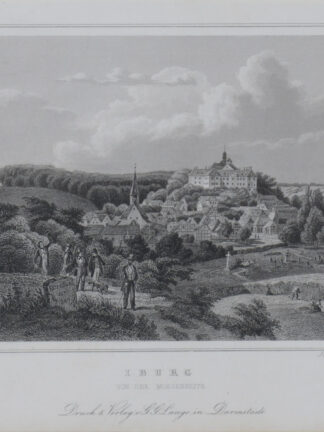 -BAD IBURG. Gesamtansicht von der Morgenseite.