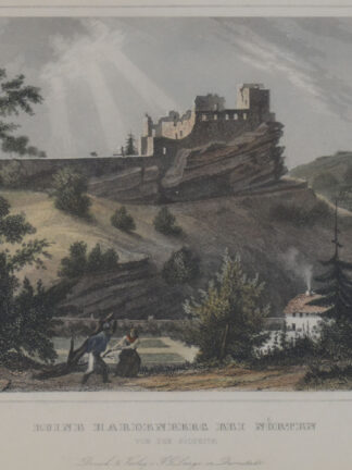 -NÖRTEN-HARDENBERG. Ansicht der Ruine Hardenberg.
