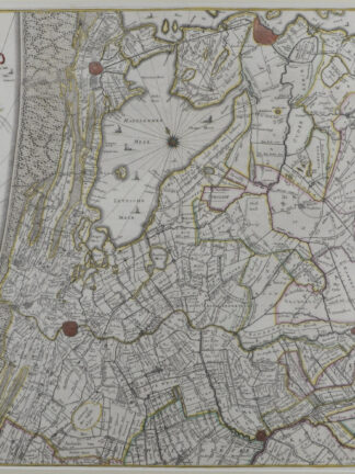 -DEN HAAG/AMSTERDAM - Rhenolandiae et Amstellandiae exactissima Tabula. Karte des Gebietes zwischen Den Haag und Amsterdam.