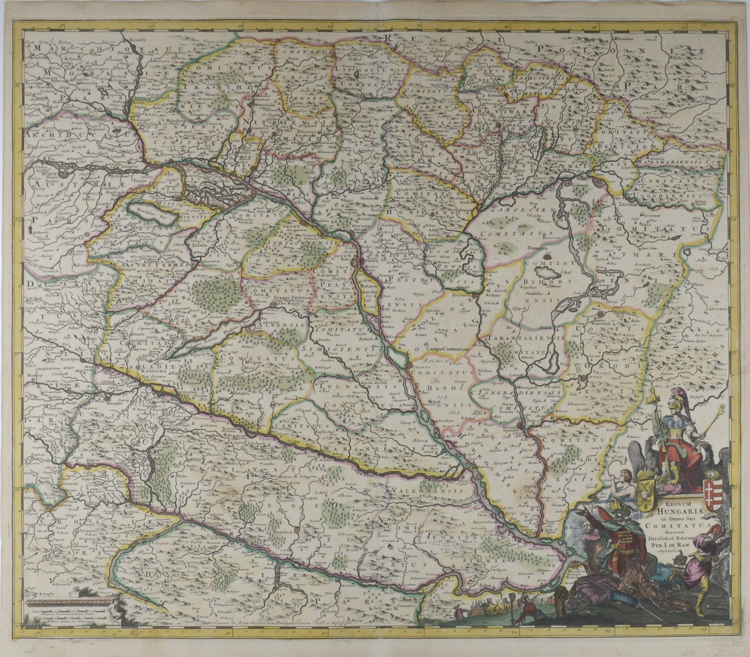 -Regnum Hungariae in Omnes suos Comitatus Accurate.