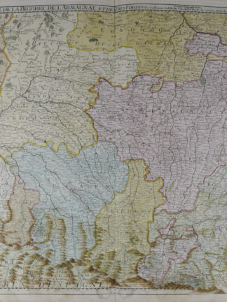-SÜDWESTFRANKREICH - "Carte du Bearn