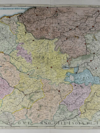 -PICARDIE - "Parte Occidentale del Governo Generale di Picardia con la Contea d'Artesia / Parte Orientale del Governo Generale di Picardia con la Contea d'Hanonia