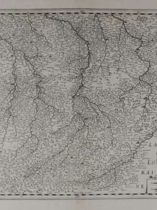 -NORDOSTFRANKREICH - "Champagne. Comitatus Campania." Gebiet von Fismes bis Neufchatel/Ligerville und von Pont sur Yonne bis Verdun/Asenai.
