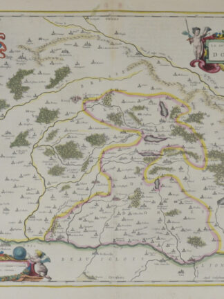 -OSTFRANKREICH - "La souveraineté de Dombes." Gegend der Ain in der Region Auvergne-Rhône-Alpes mit zwei Kartuschen.