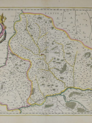 -NORDFRANKREICH - "Comitatus Bellovacum Vernaculè Beauvais" Gegend der nördlichen Picardie mit Beauvais im Zentrum.