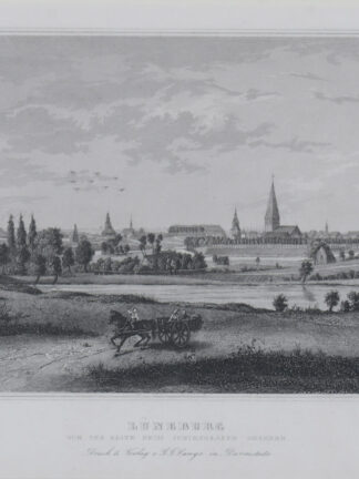 -LÜNEBURG. Gesamtansicht von der Seite beim Schiesgraben gesehen.