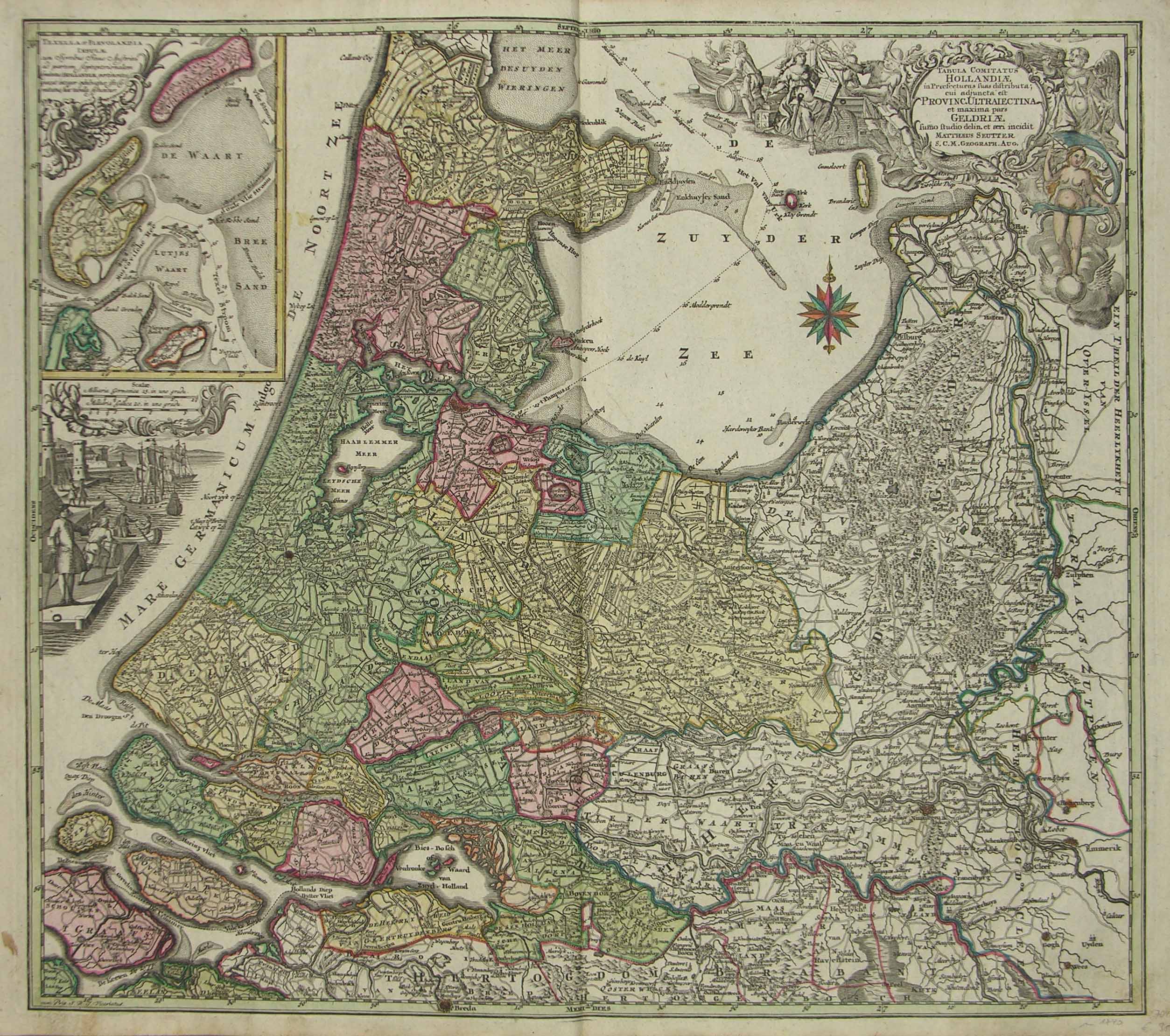 -HOLLAND. Tabula Comitatus Hollandiae