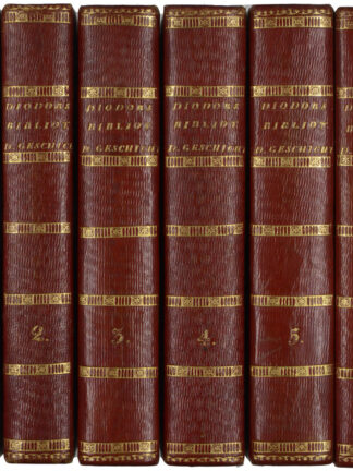 DIODOR VON SICILIEN. -Bibliothek der Geschichte.