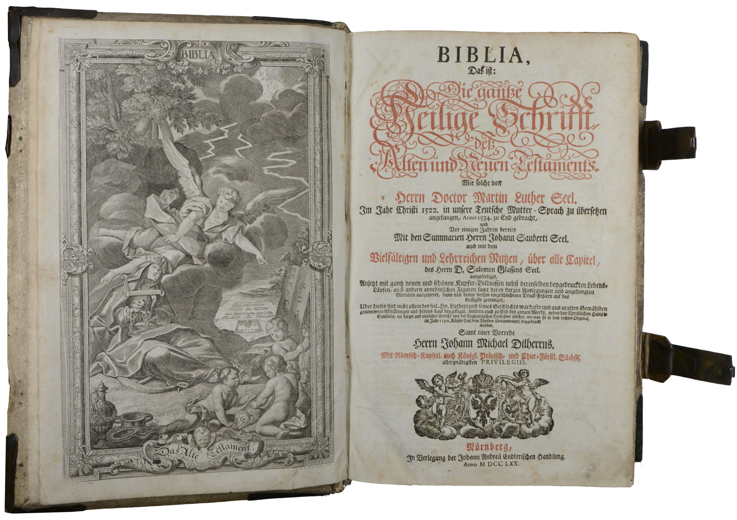 Das ist: Die ganze Heilige Schrifft deß Alten und Neuen Testaments