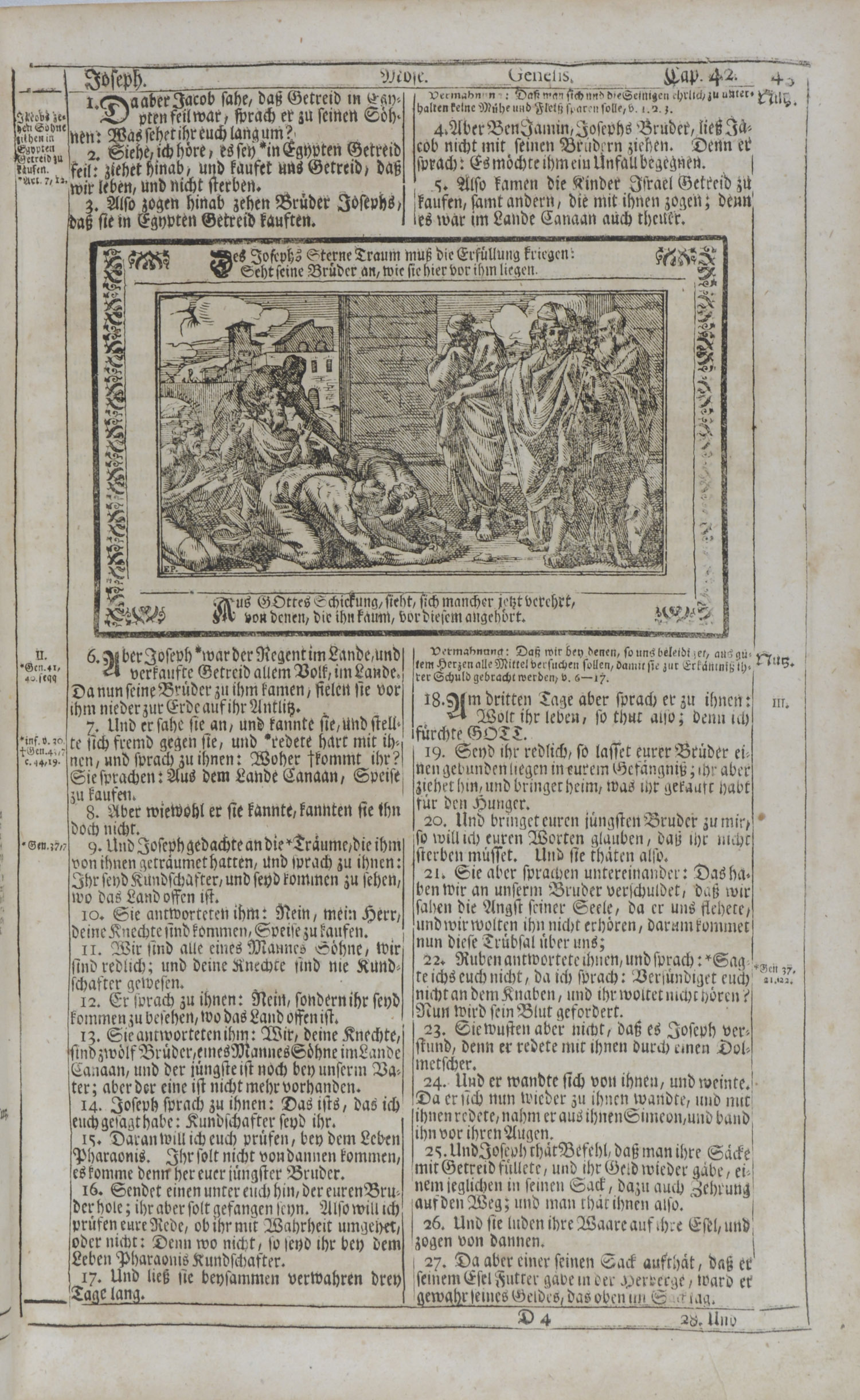 Biblia, Das ist: Die ganze Heilige Schrifft deß Alten und Neuen Testaments, ... von Martin Luther. <br />Samt einer Vorrede von Johann Michael Dilherr. – Bild 6