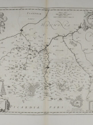 -NORDFRANKREICH - "Archiepiscopatus Cameracensis Archevesché de Cambray." Cambrai im Mittelpunkt dieser Karte