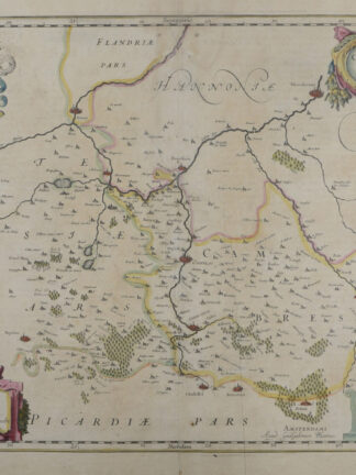 -NORDFRANKREICH - "Archiepiscopatus Cameracensis. Archevesché de Cambray." Boulogne im Mittelpunkt des Küstenstreifens.