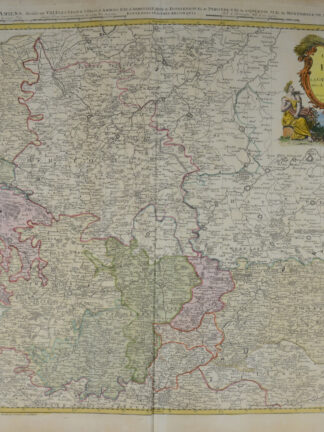 -NORDFRANKREICH/PICARDIE - "Carte du Gouvernement General de Picardie qui comprend le Generalite d'Amiens avec l'Artois & les Frontieres des Pays Bas"