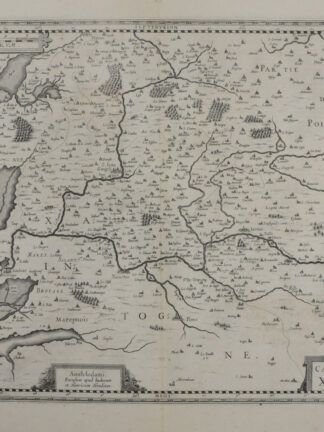 -SAINTONGE/AQUITANIEN - "Carte du Pais de Xaintonge"