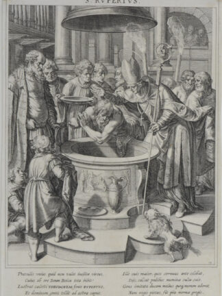 -S.Rupertus. Darstellung des Heiligen Rubert.
