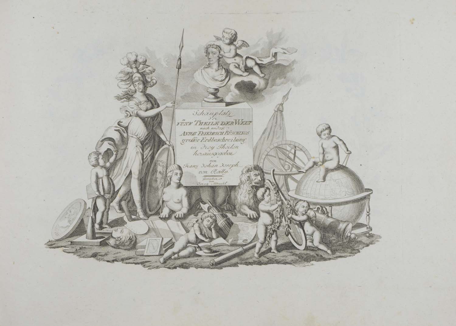 REILLY, F(ranz) J(ohann) J(oseph) von. Schauplatz der fünf Theile der Welt. <br />Erster Theil. – Bild 3
