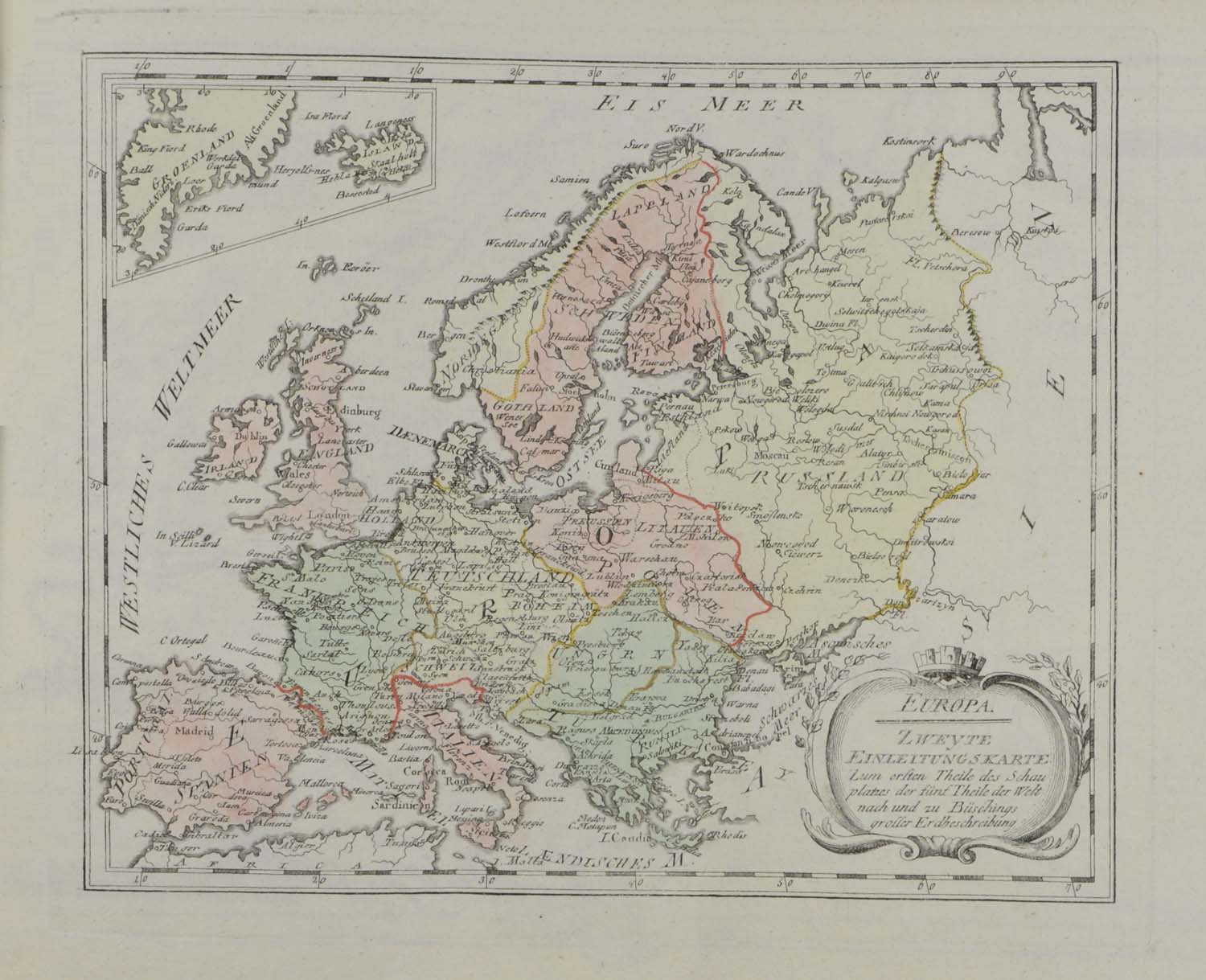 REILLY, F(ranz) J(ohann) J(oseph) von. Schauplatz der fünf Theile der Welt. <br />Erster Theil. – Bild 4