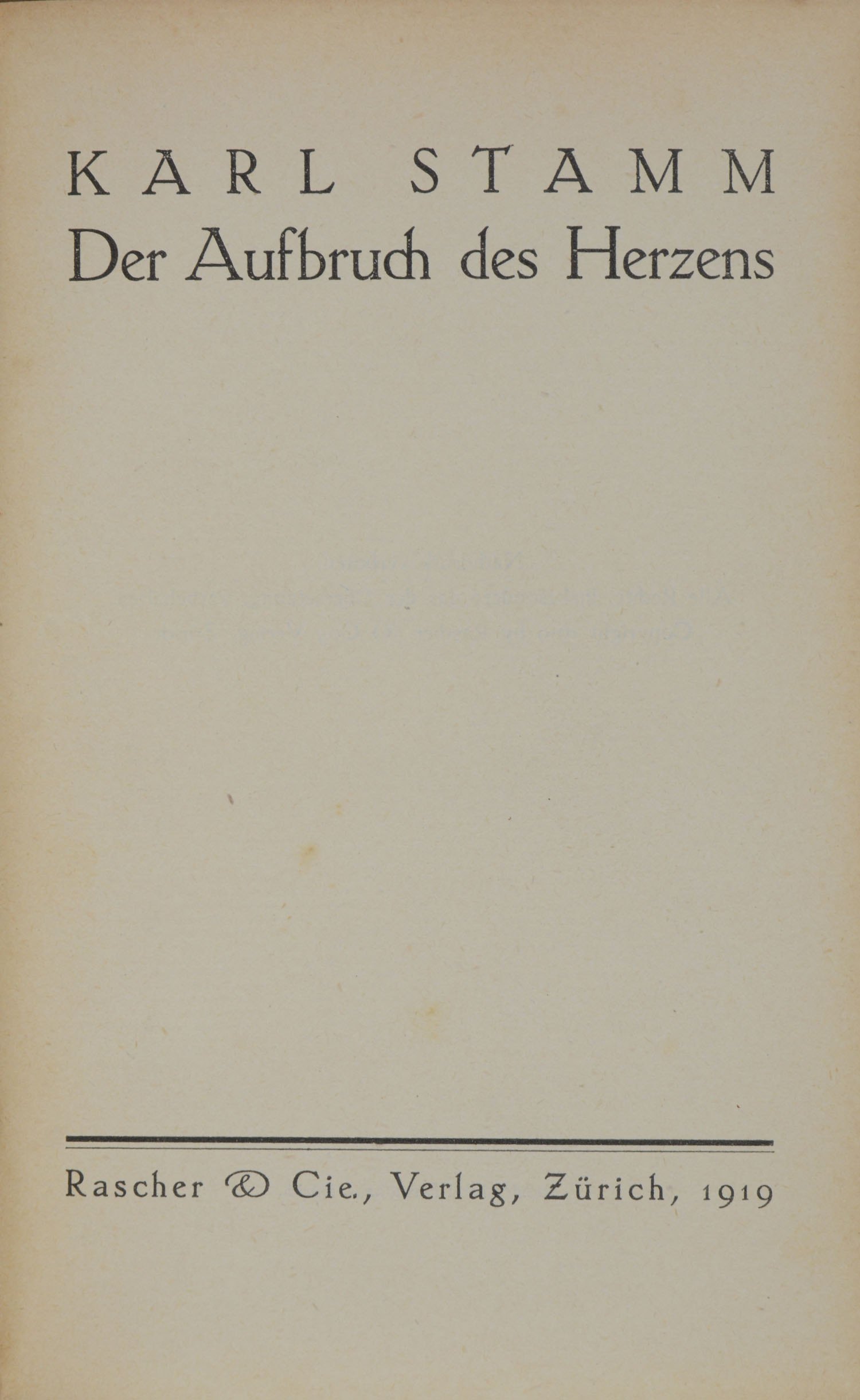 Karl. -Der Aufbruch des Herzens.
