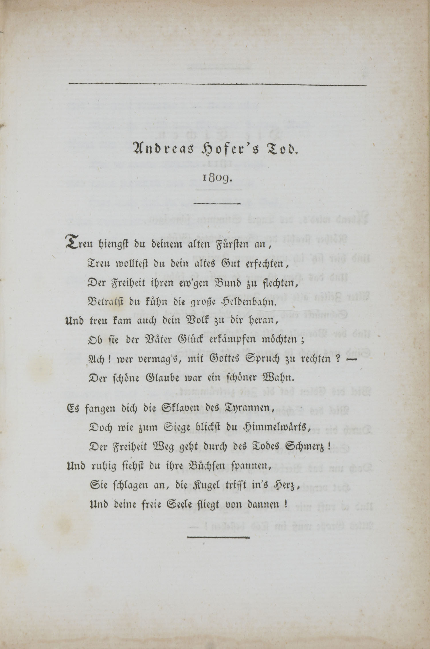 KÖRNER, Theodor. Leyer und Schwerdt. <br />Einzige rechtmäßige, von dem Vater des Dichters veranstaltete Ausgabe. – Bild 3