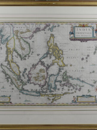 -Indiae Orientalis nova descrptio. Karte des südasiatischen Raums mit Indonesien